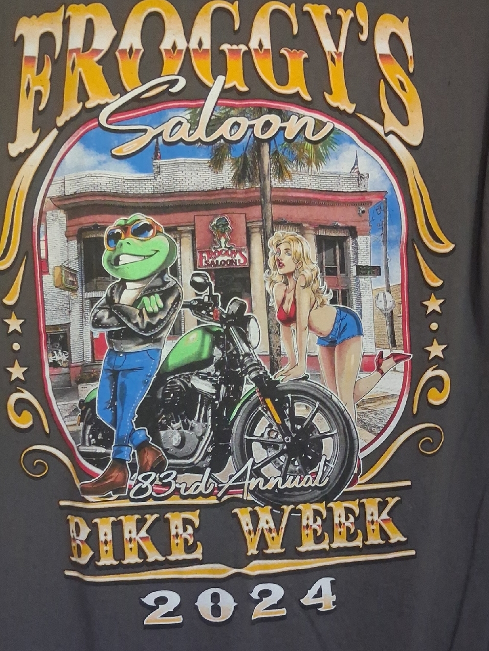 Froggy's DAYTONA BIKE WEEK  - Gray